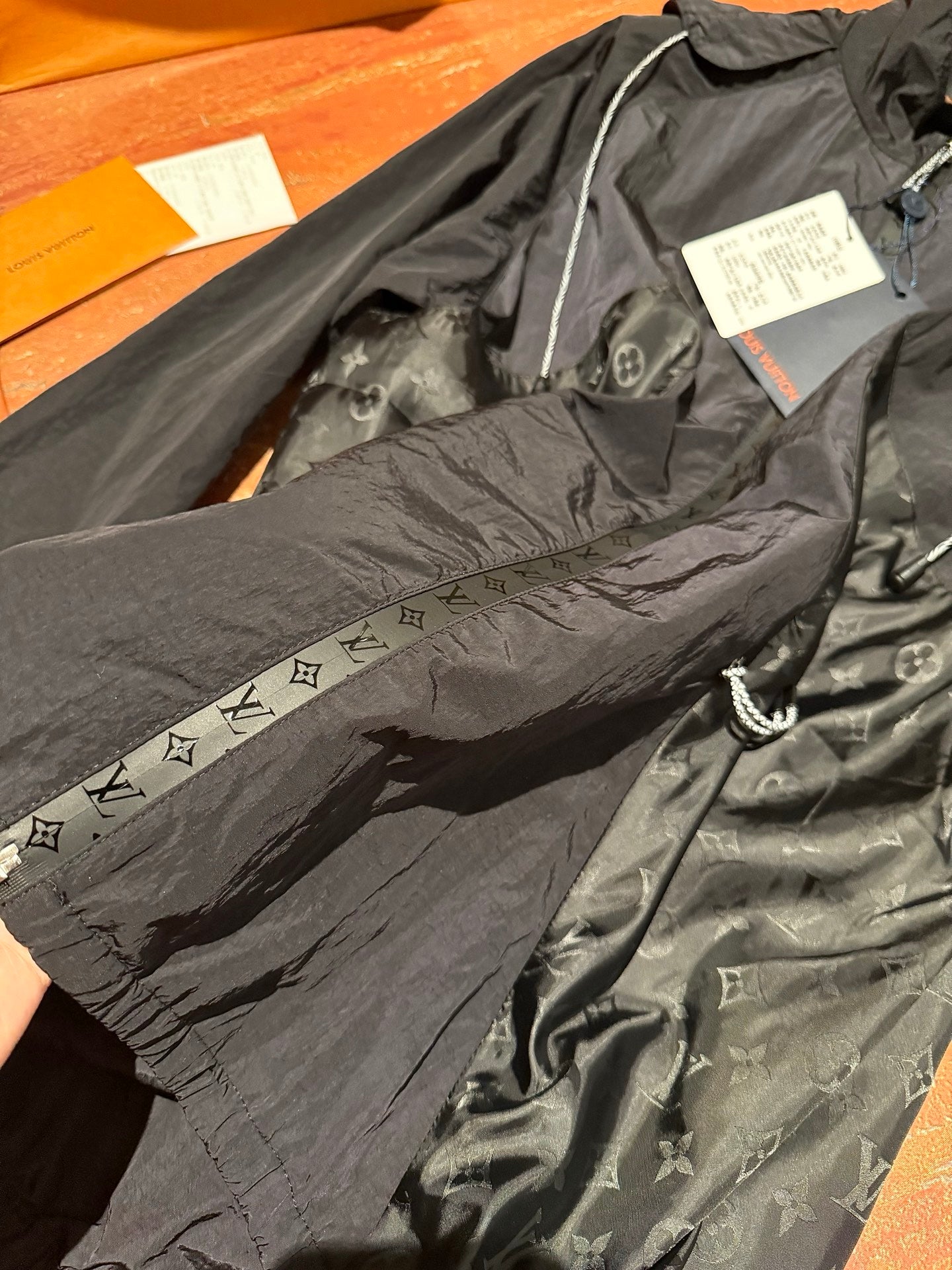 LV Monogram Accent Zip-Up Jacket 1AHGCD