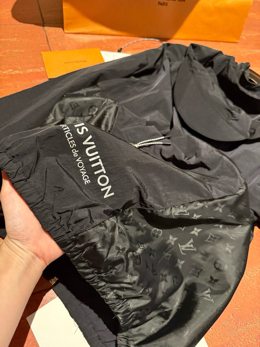 LV Monogram Accent Zip-Up Jacket 1AHGCD