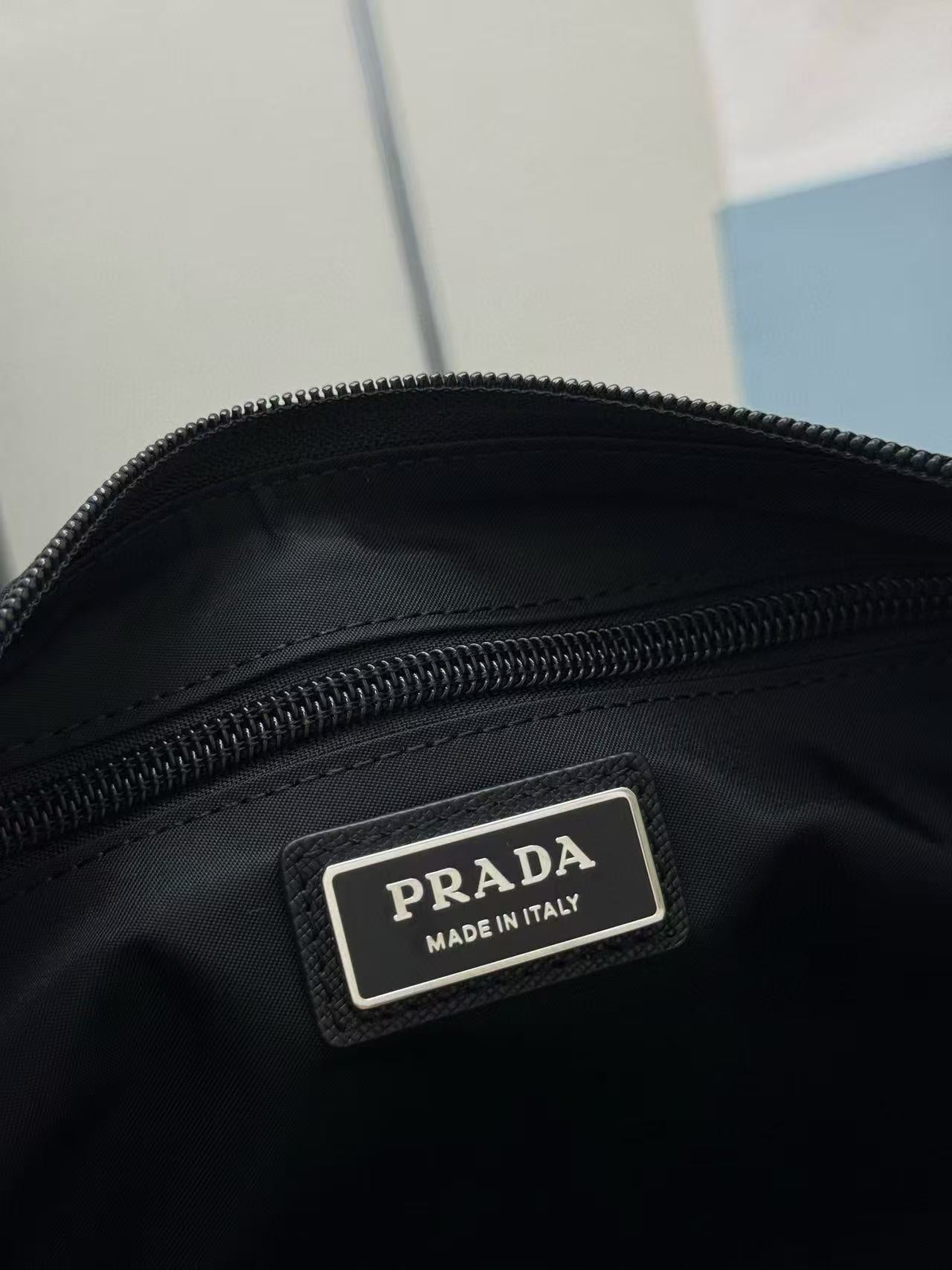Prada Medium Re-Nylon and Saffiano leather shoulder bag