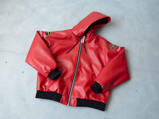 SUP x Vanson Leathers Hooded Work Jacket