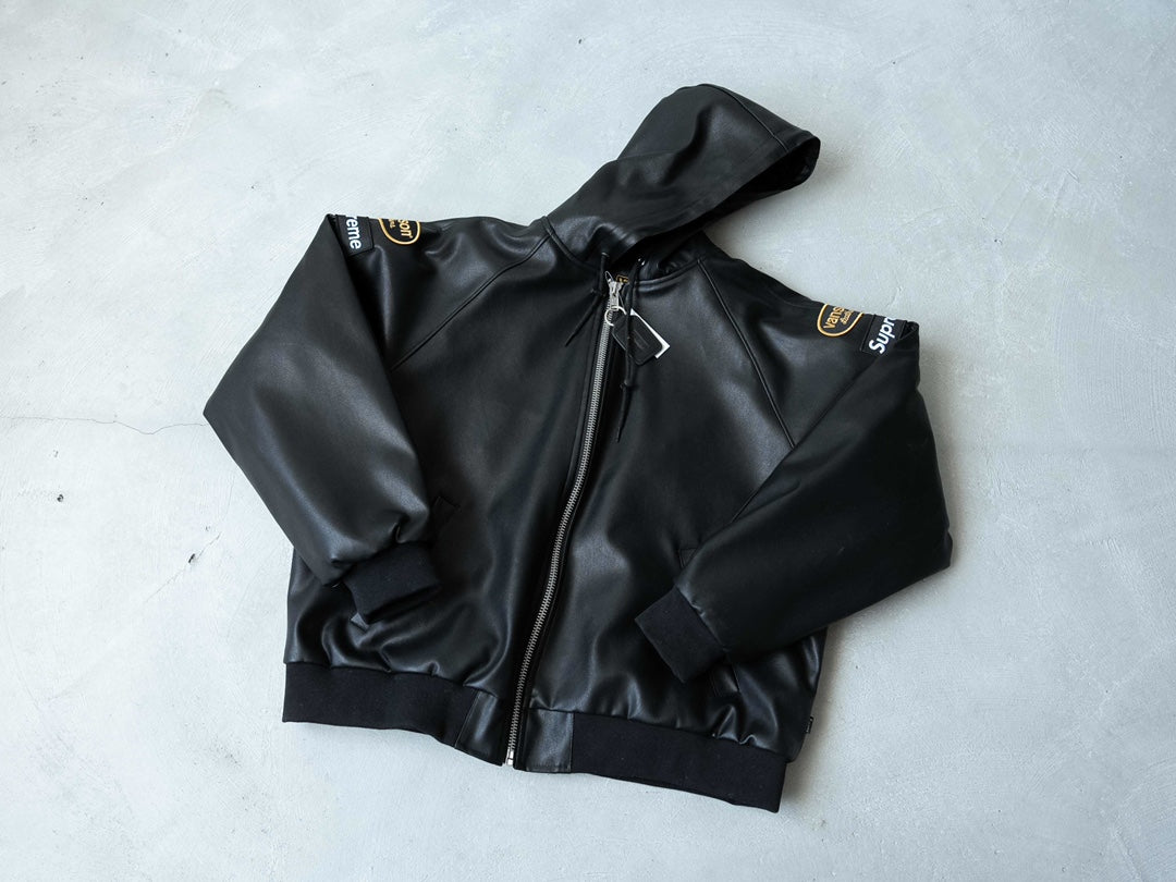 SUP x Vanson Leathers Hooded Work Jacket