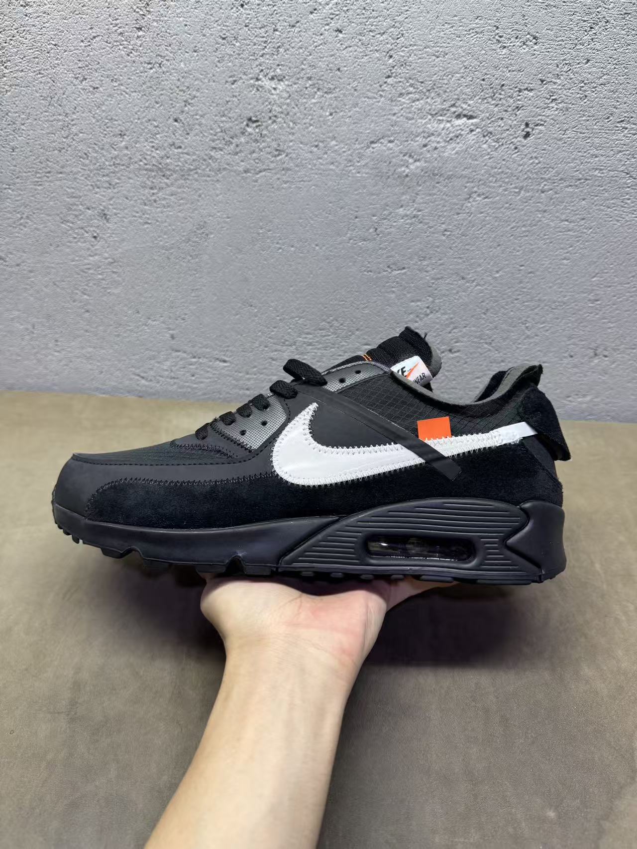 Off-White x Air Max 90 'Black'