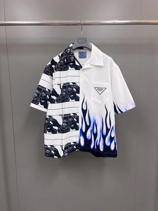 Prada Double Match heavy cotton shirt