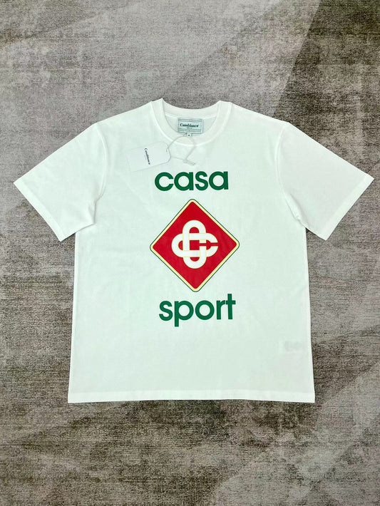 Casablanca casa sports white tee