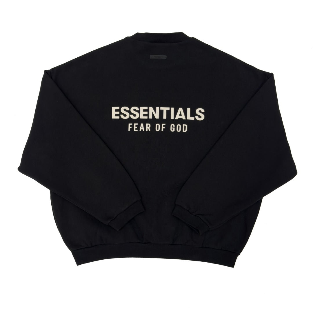 Fear of God Essentials Fleece Crewneck Black