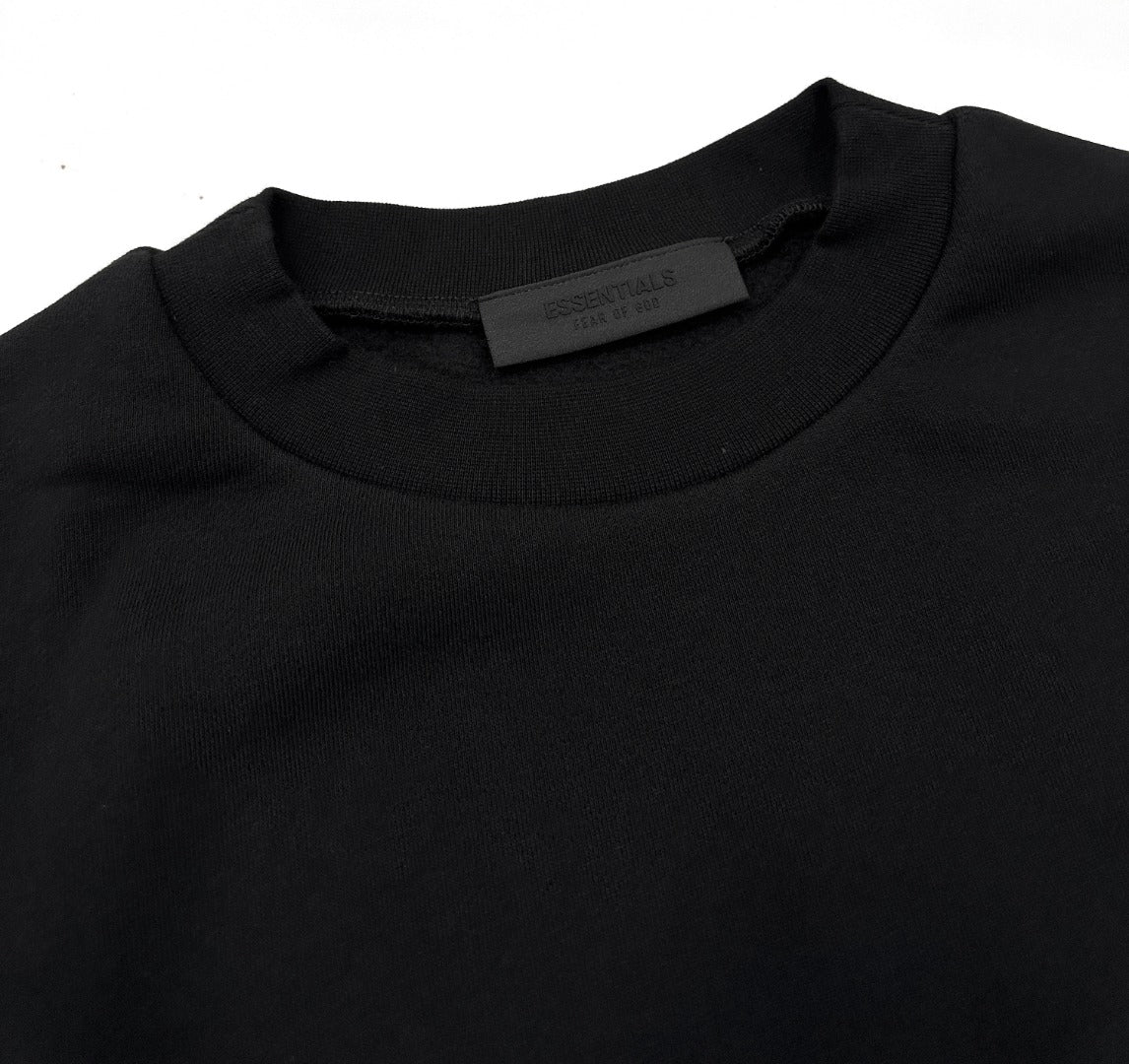 Fear of God Essentials Fleece Crewneck Black