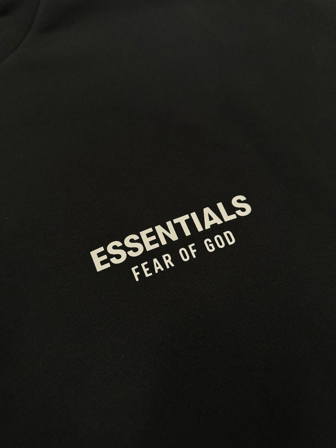 Fear of God Essentials Fleece Crewneck Black