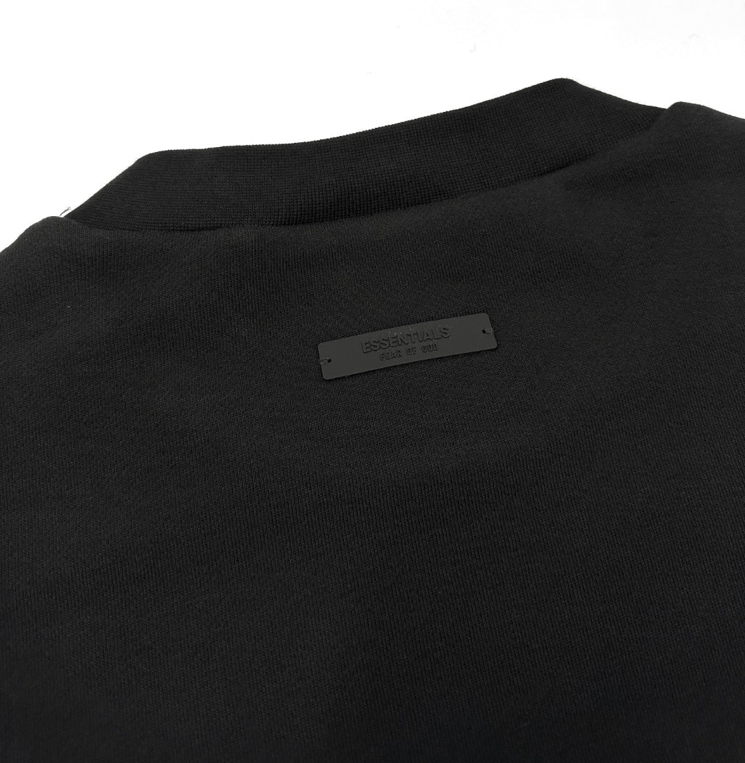 Fear of God Essentials Fleece Crewneck Black