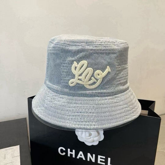 LV Light blue denim bucket hat