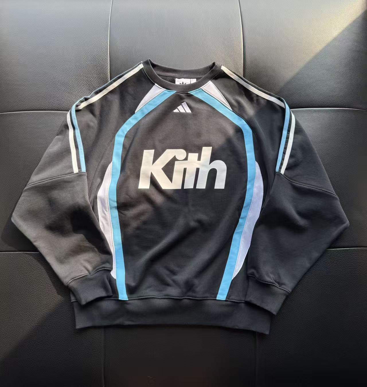 Kith For Adidas Football Crewneck 'Black'