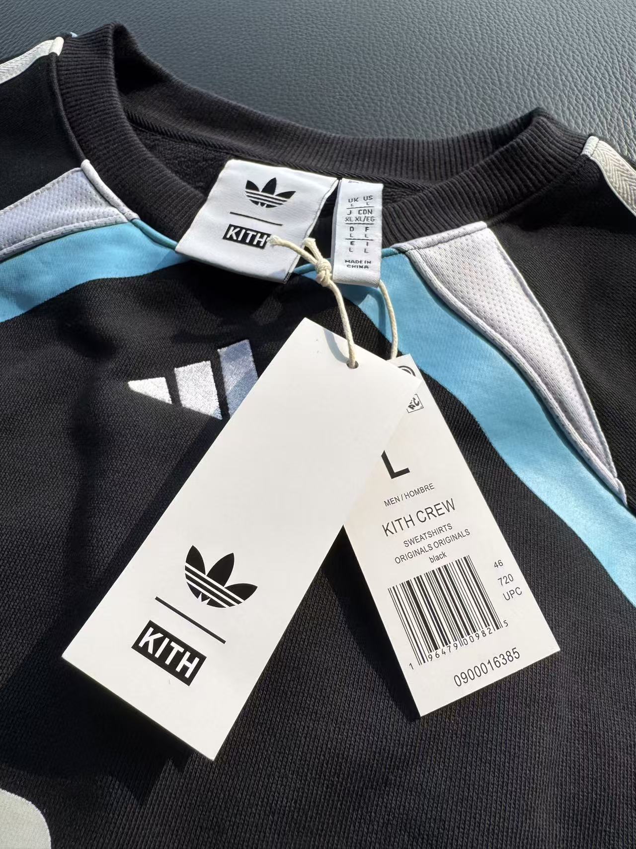 Kith For Adidas Football Crewneck 'Black'