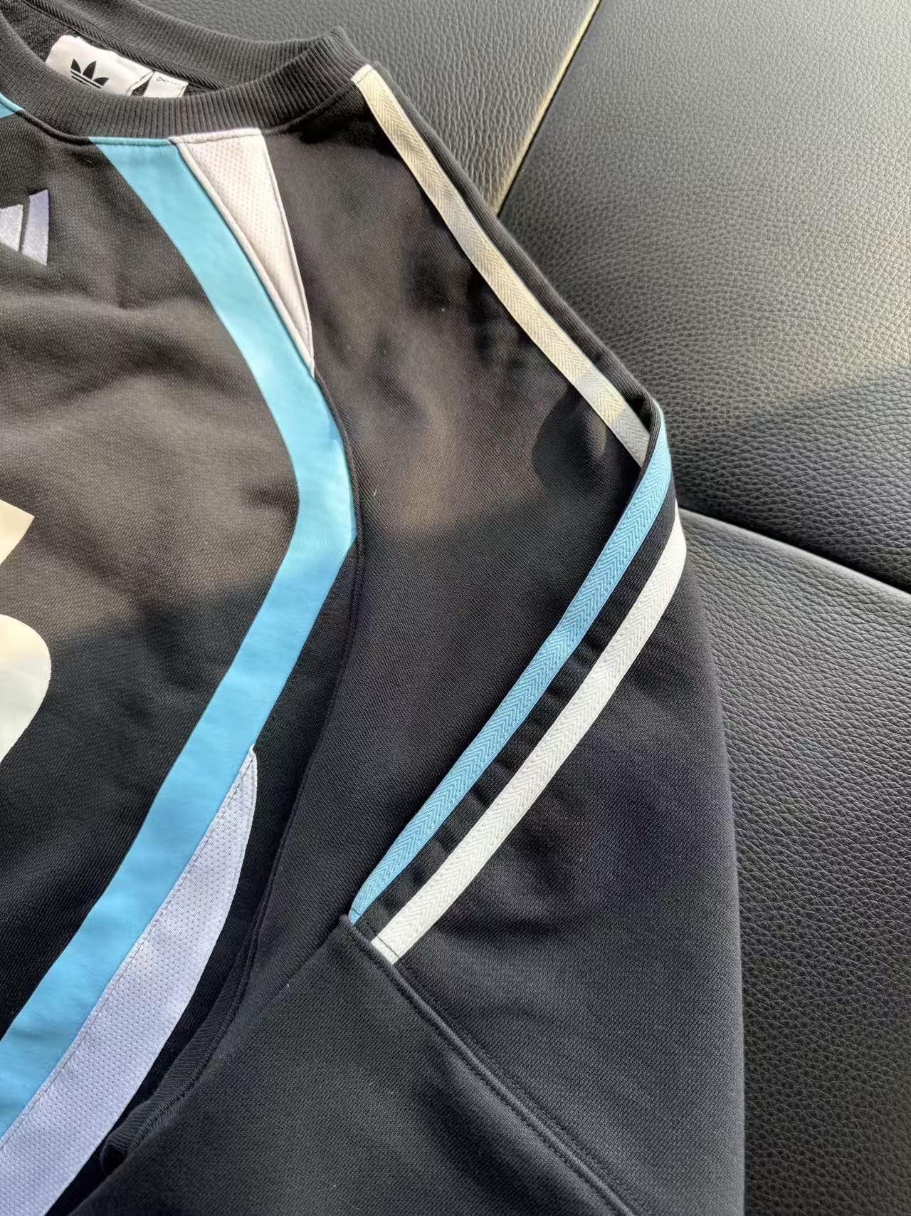 Kith For Adidas Football Crewneck 'Black'