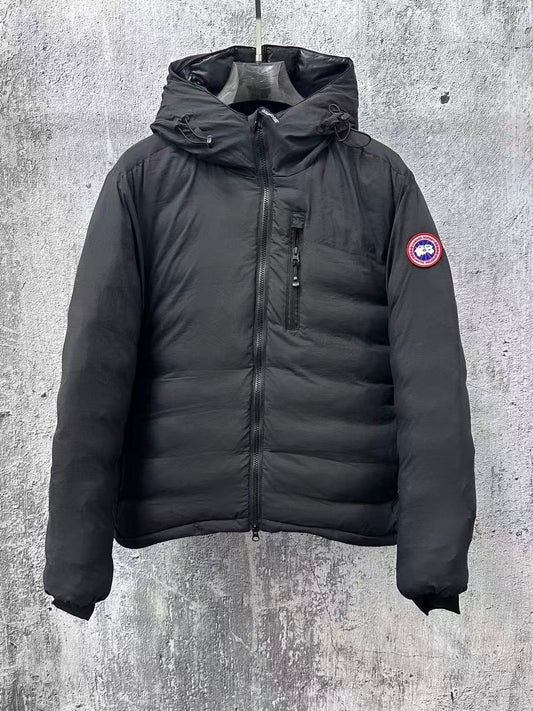 Canada Goose black hooded light jacket