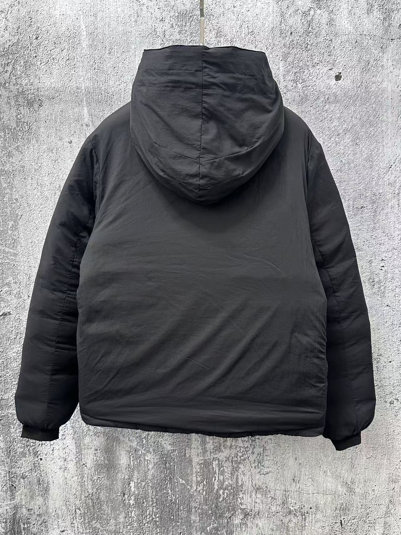 Canada Goose black hooded light jacket