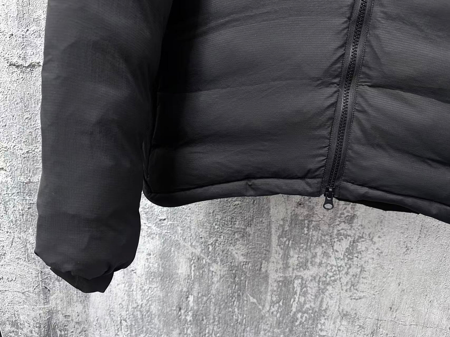 Canada Goose black hooded light jacket