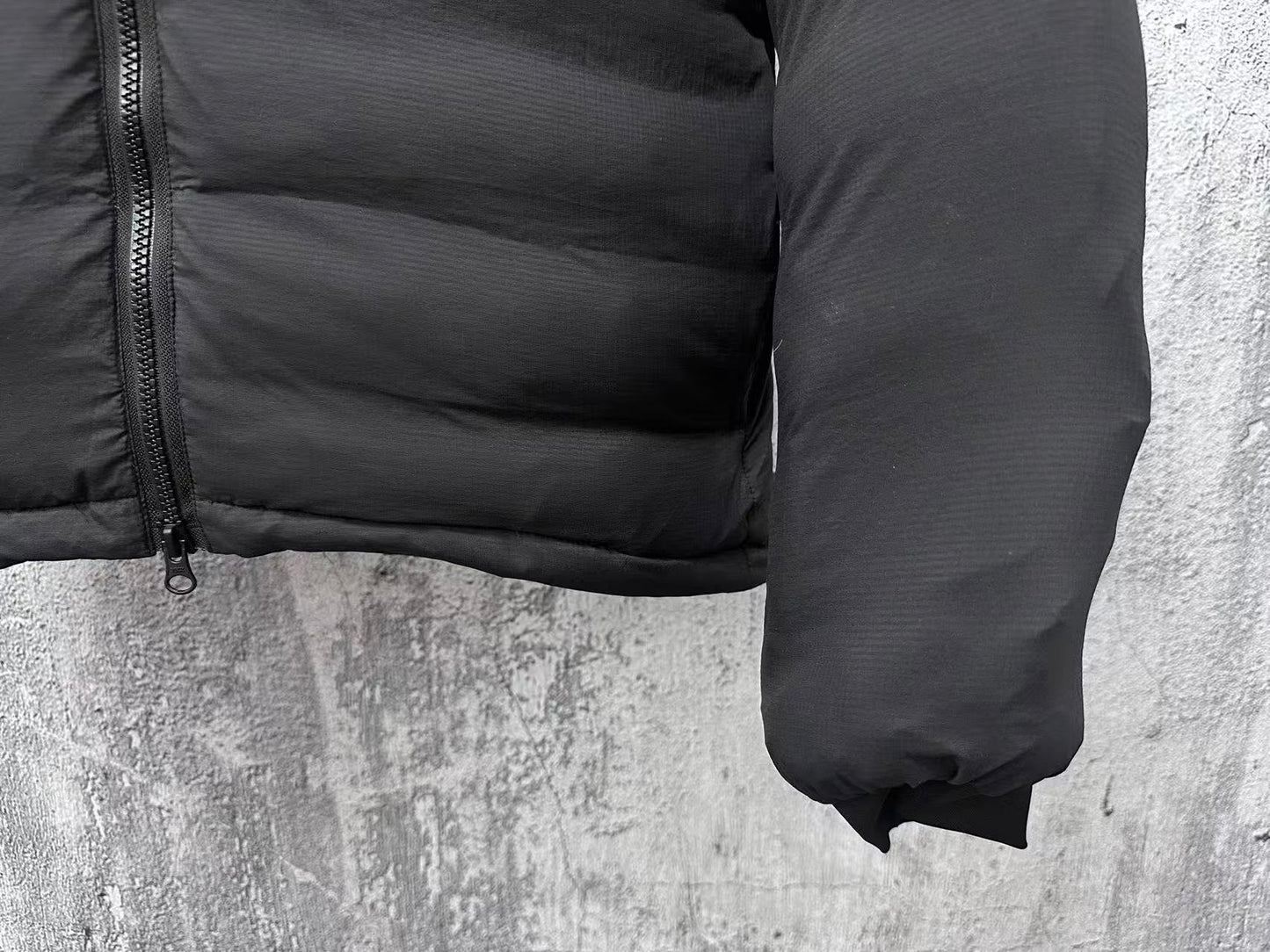 Canada Goose black hooded light jacket