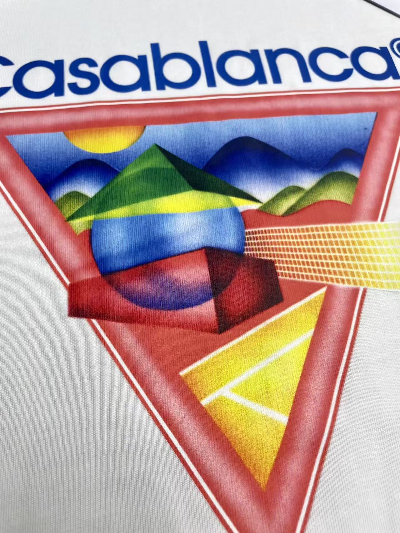 Casablanca Tennis Club Icon Short Sleeve T‑Shirt