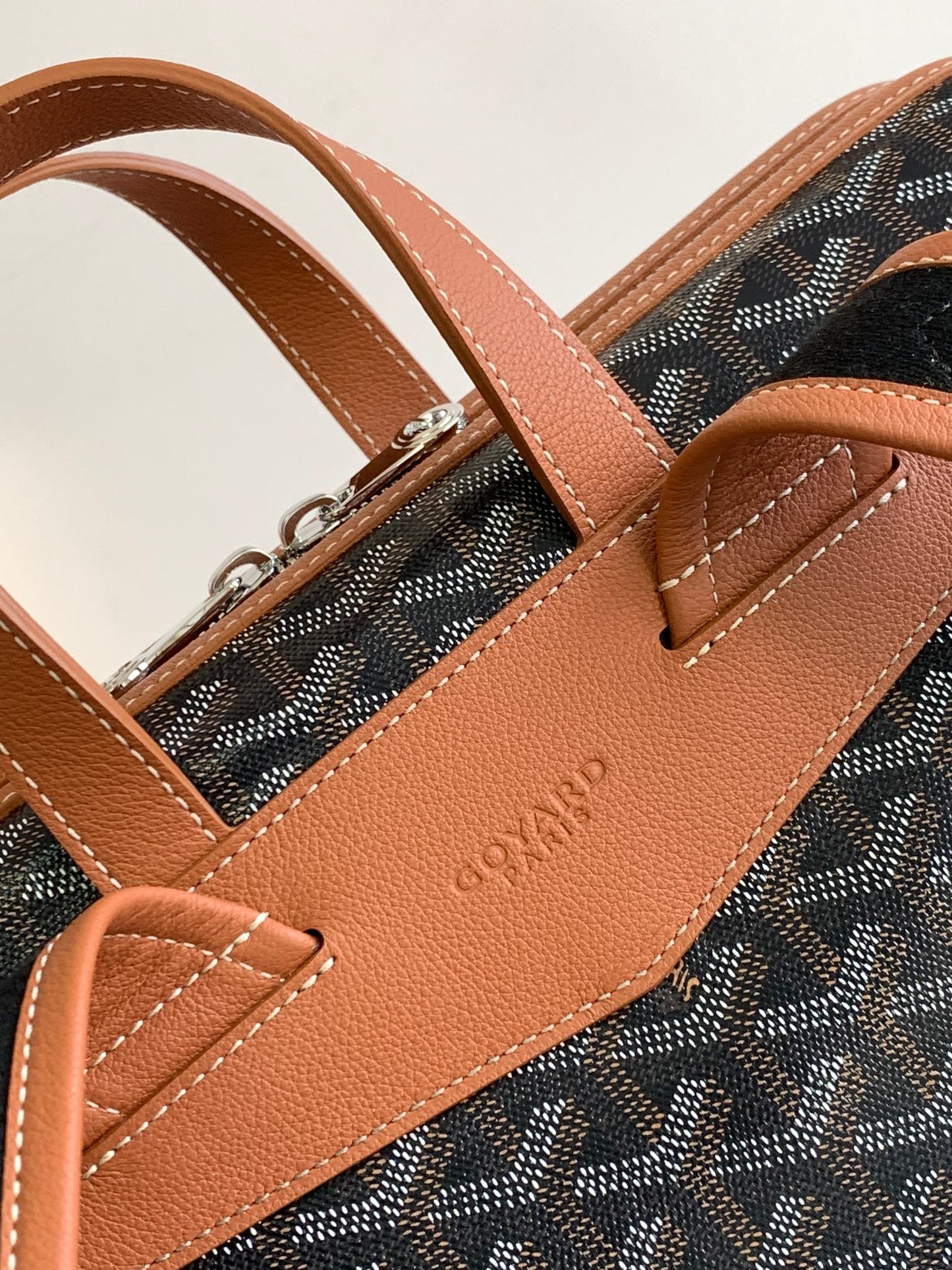 Goyard Cisalpin Backpack Black and Tan