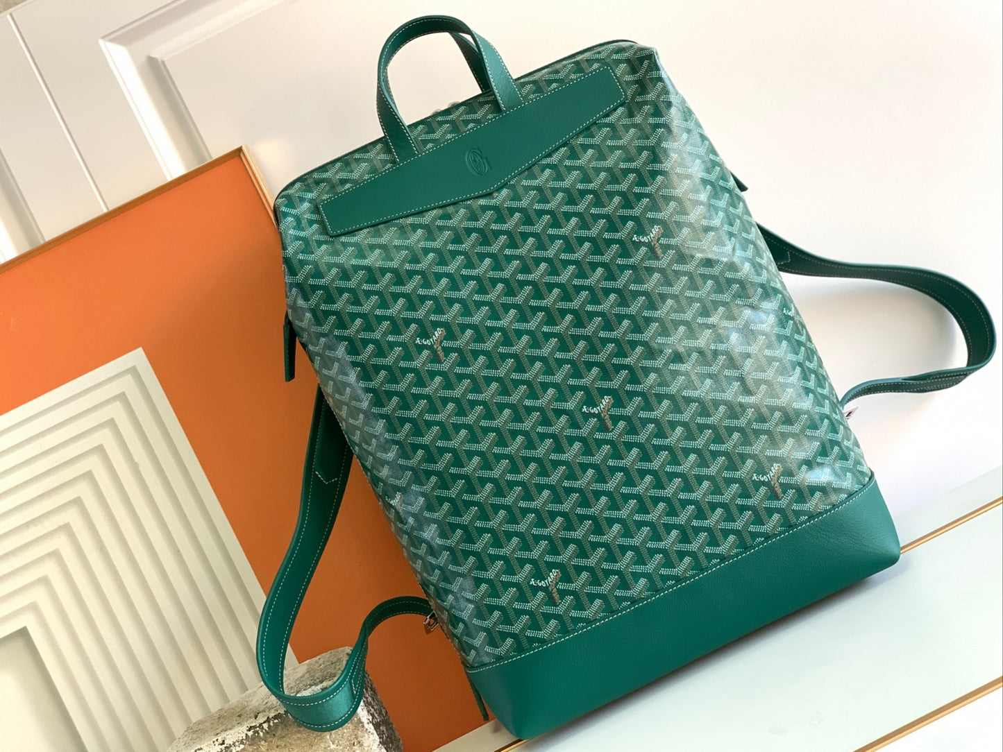 Goyard Cisalpin Backpack Green