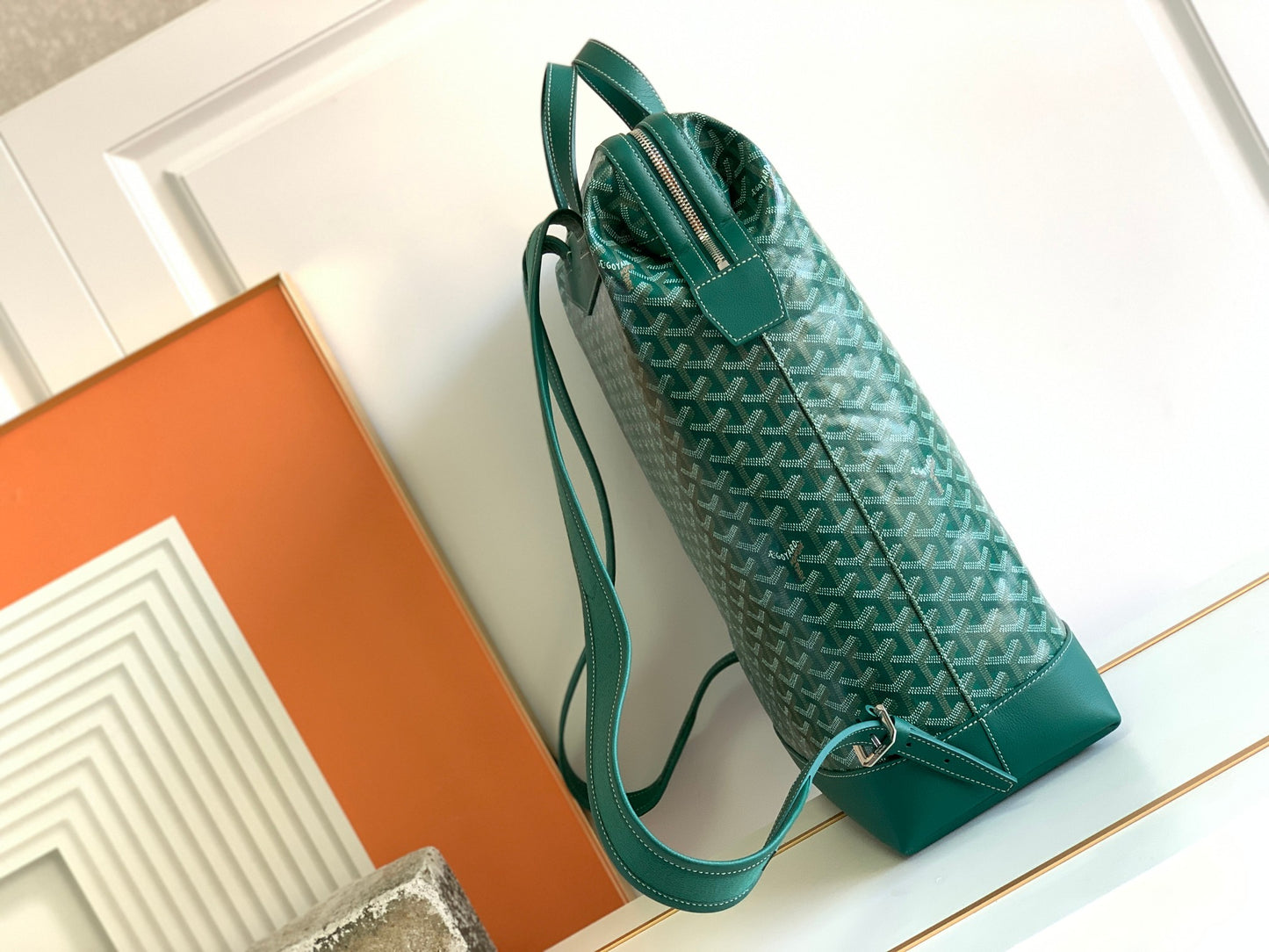 Goyard Cisalpin Backpack Green