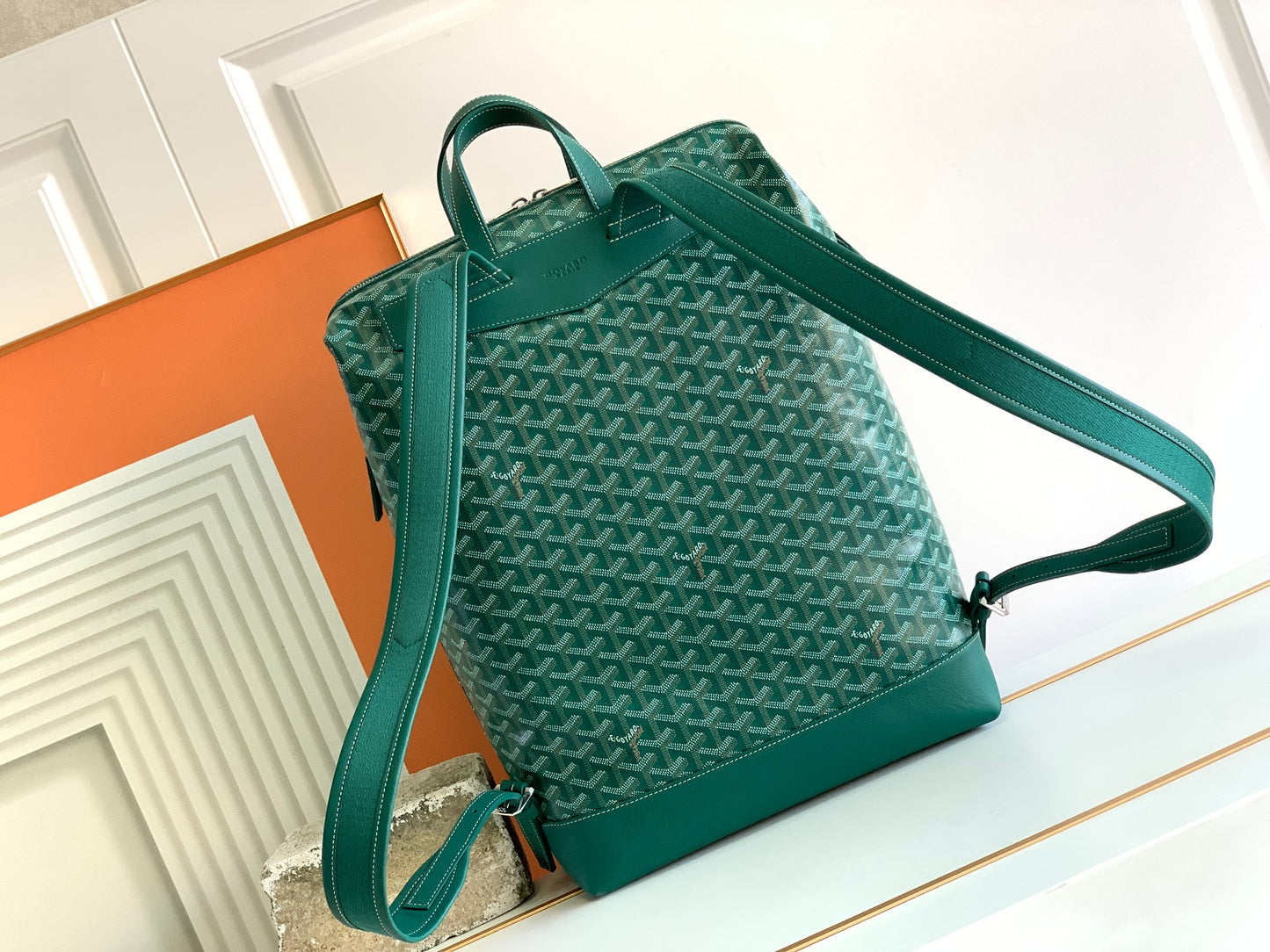 Goyard Cisalpin Backpack Green