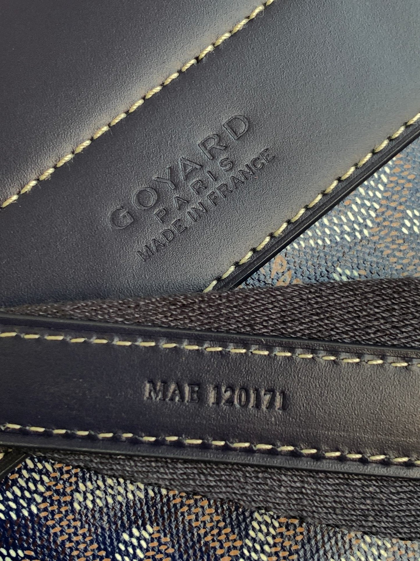 Goyard 2018 Goyardine Citadin PM business bag