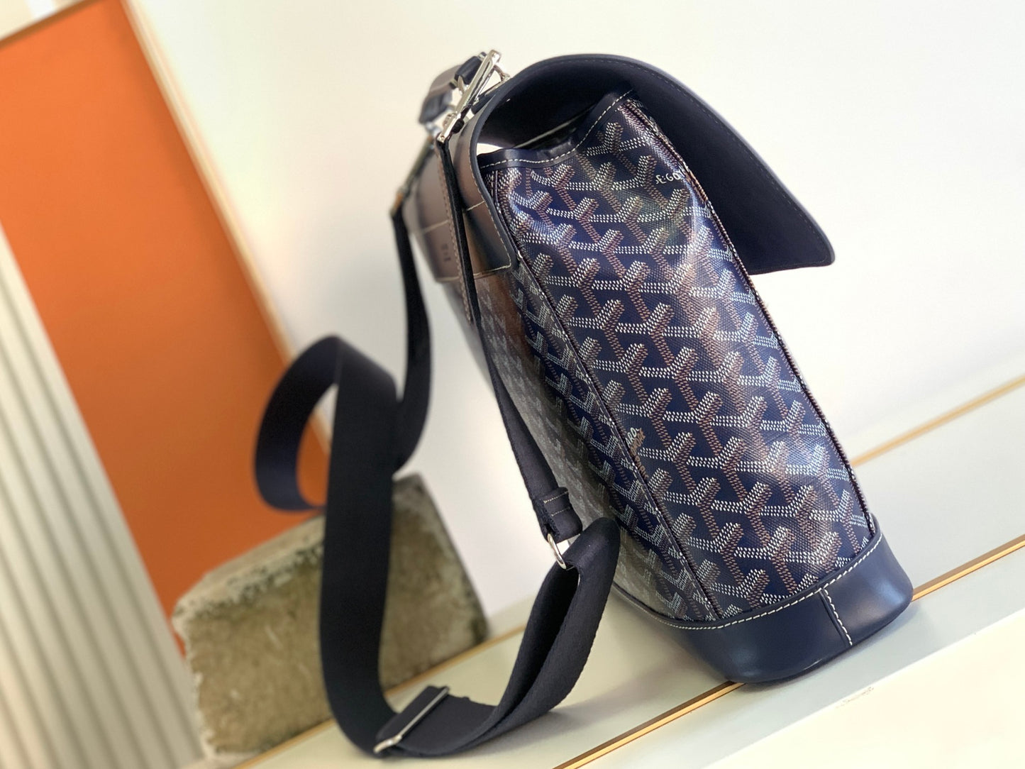 Goyard 2018 Goyardine Citadin PM business bag