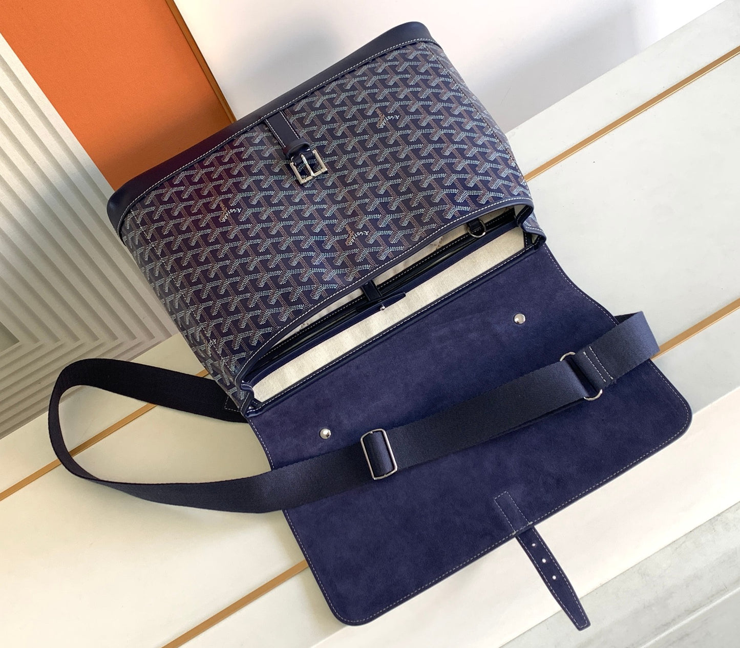 Goyard 2018 Goyardine Citadin PM business bag
