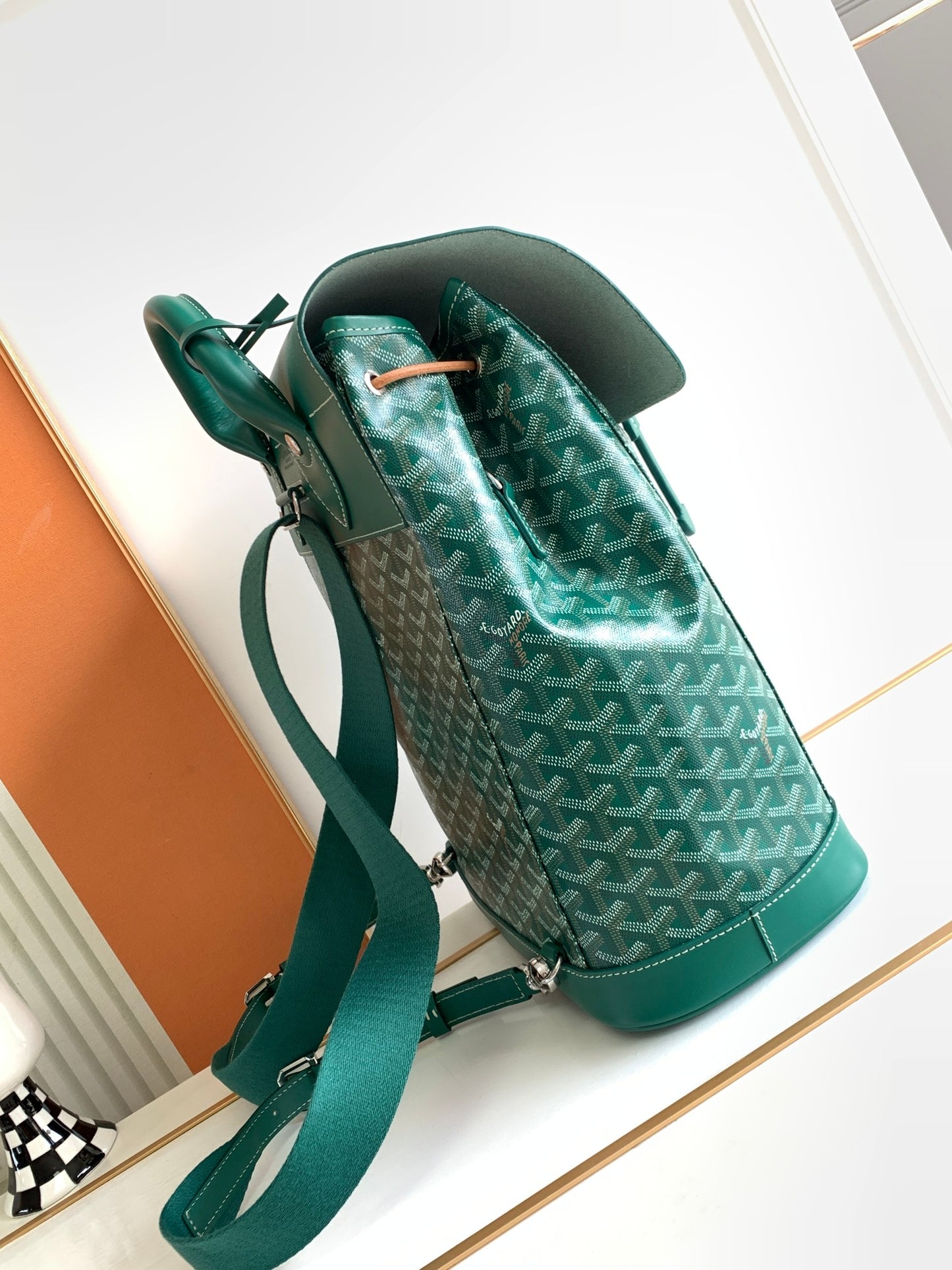 Goyard Alpin MM Backpack Green