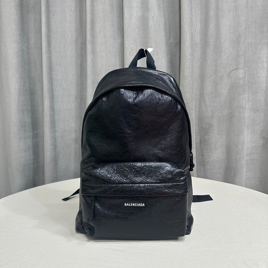 BALENCIAGA MEN'S EXPLORER BACKPACK IN BLACK
