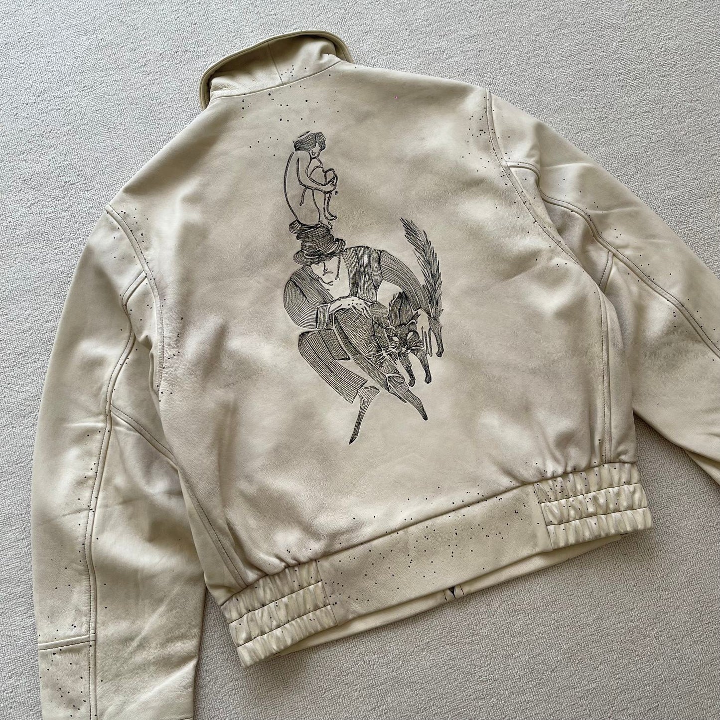 Enfants Riches Déprimés Arcane 17 Zip Up Jacket 'Bone'