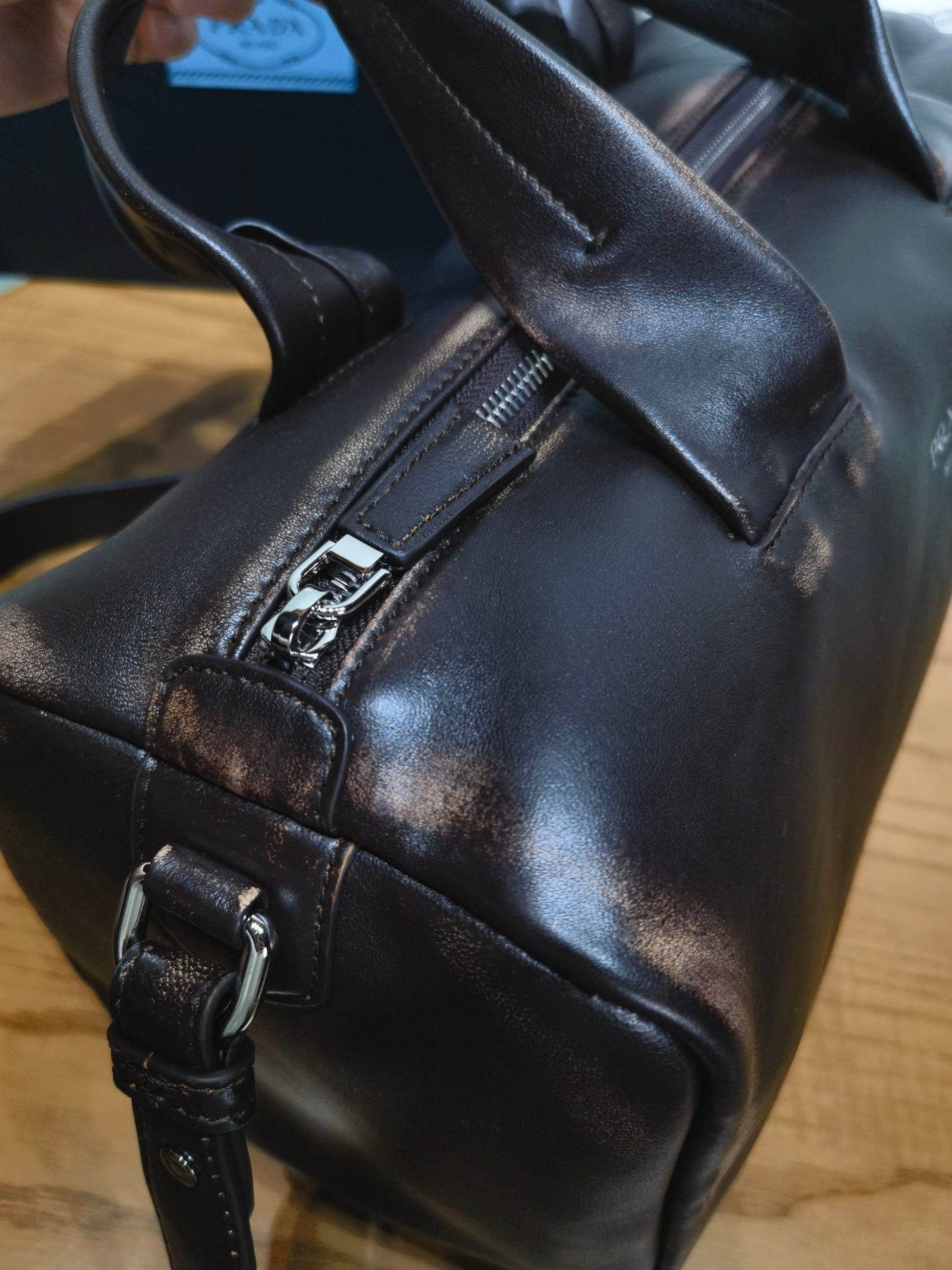 Prada Small nappa leather duffle bag