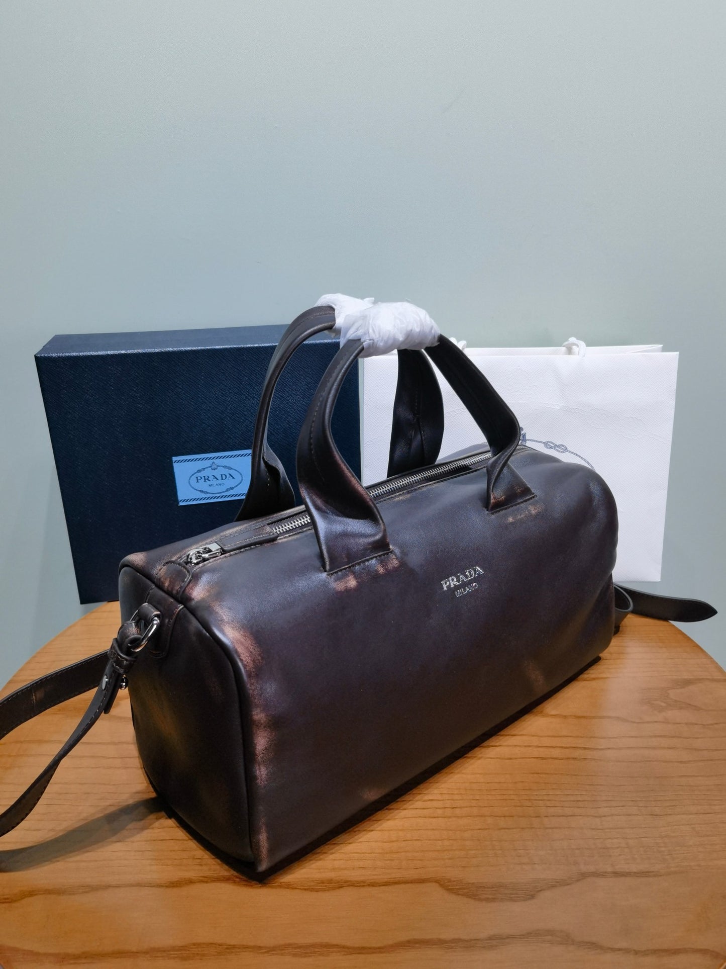 Prada Small nappa leather duffle bag