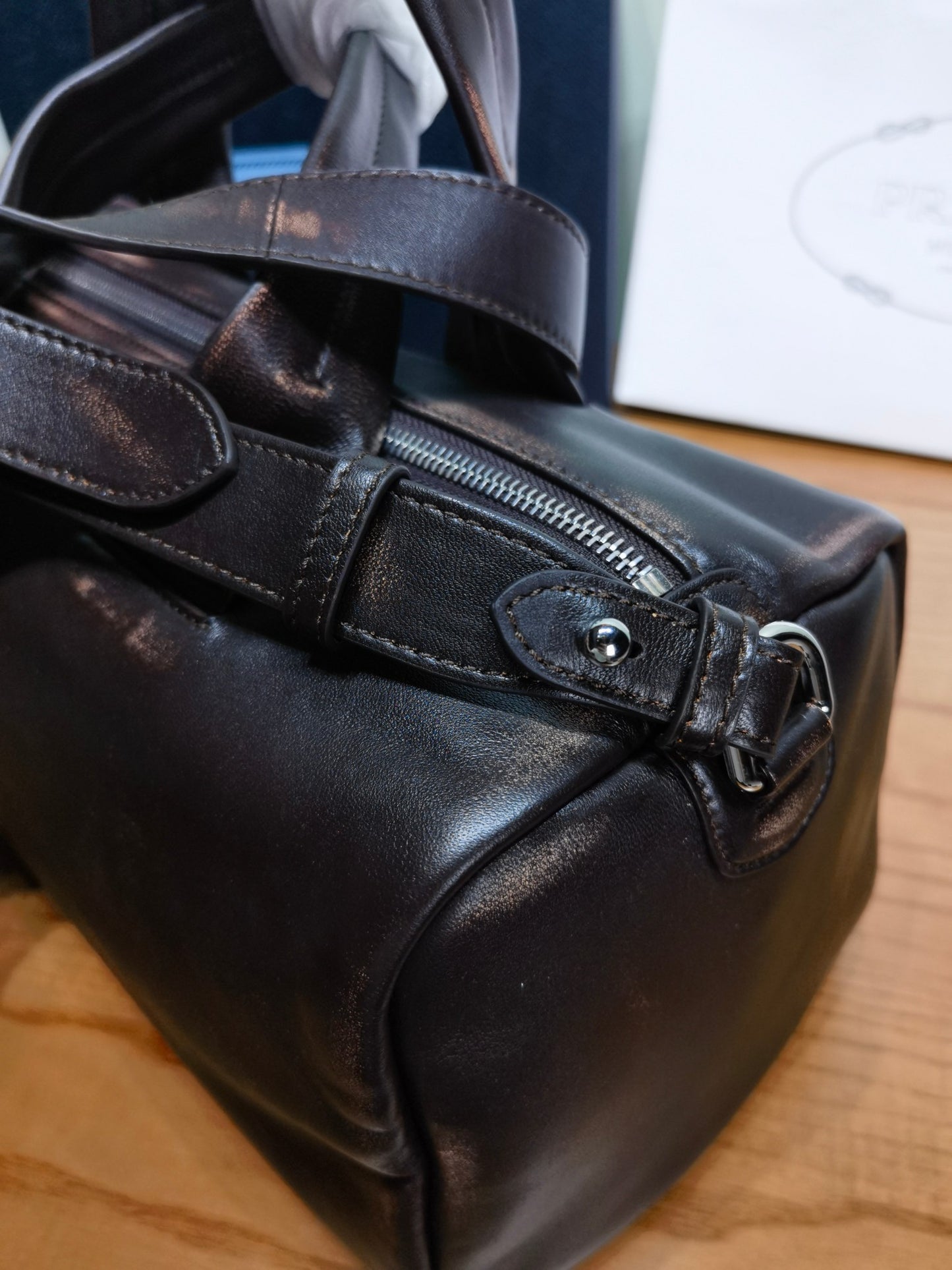 Prada Small nappa leather duffle bag
