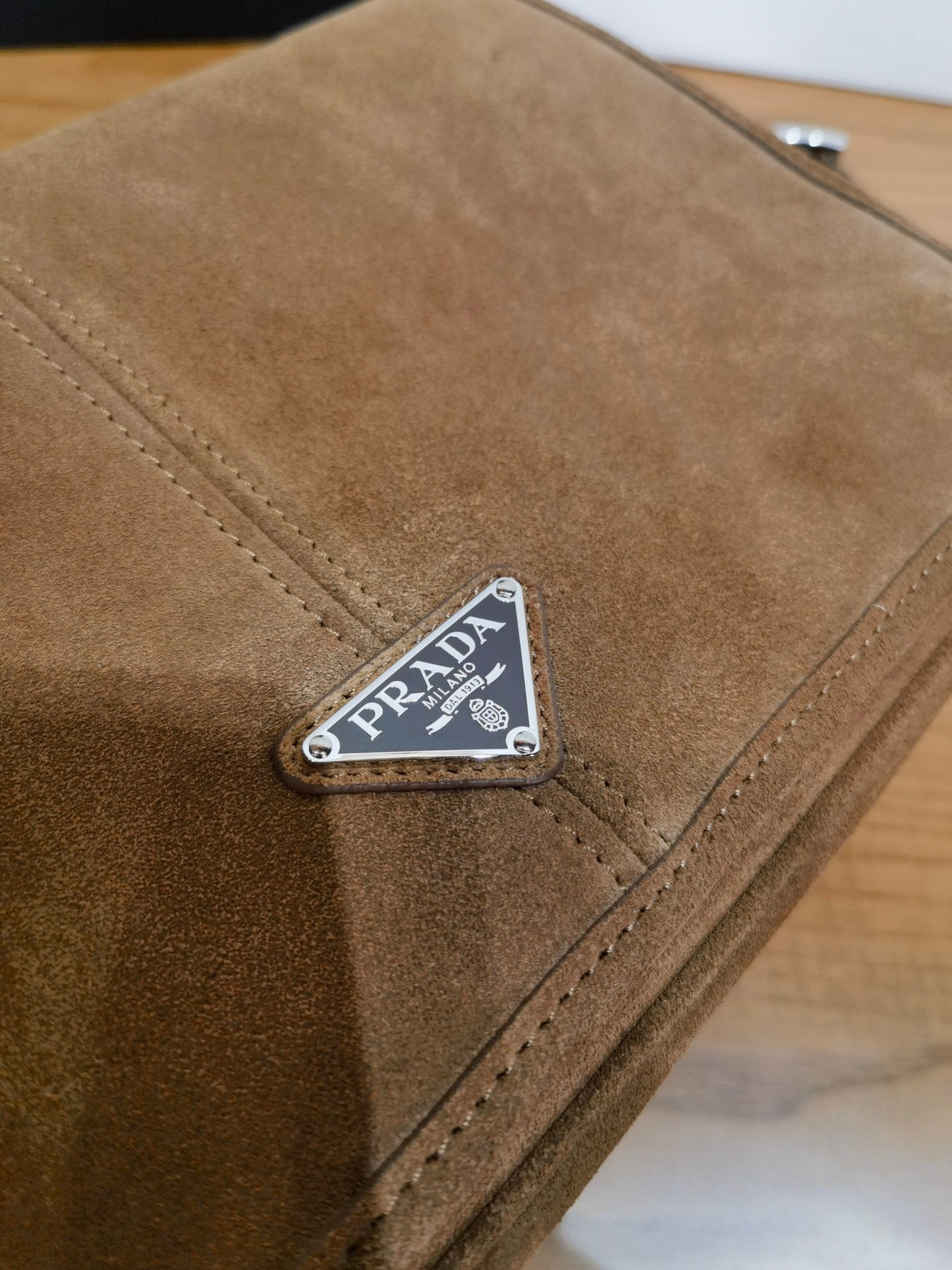 Prada Suede shoulder bag