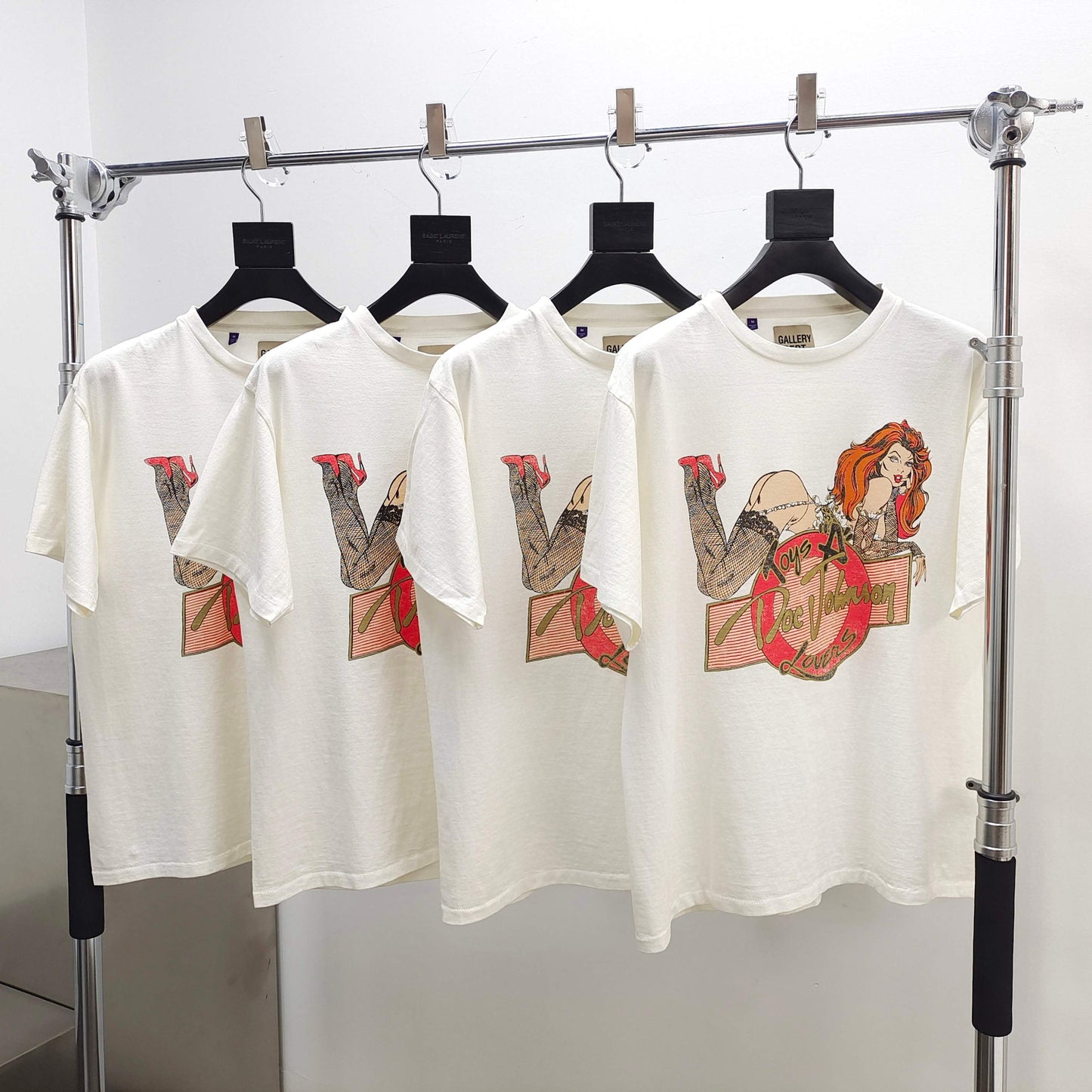 Gallery Dept. Doc Johnson: Toys 4 Love Tee 'Light Archival White'