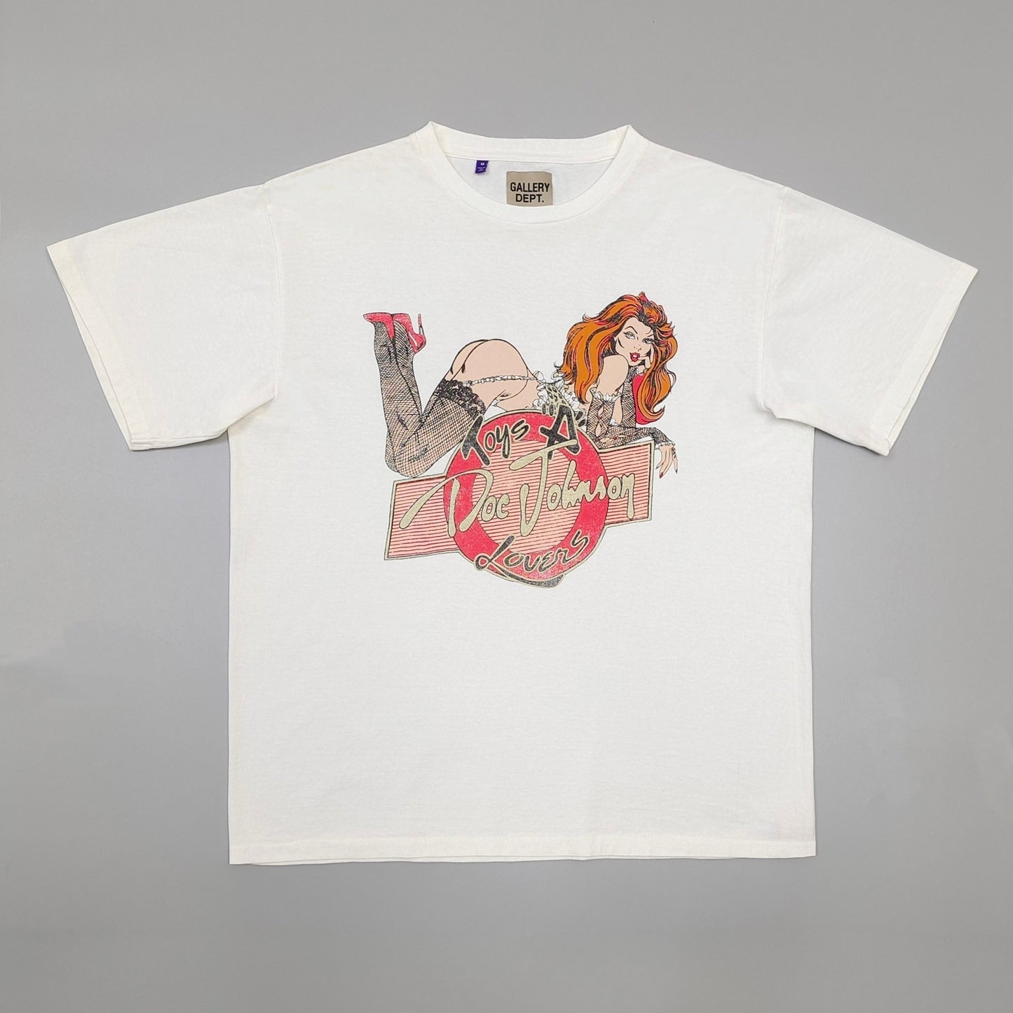 Gallery Dept. Doc Johnson: Toys 4 Love Tee 'Light Archival White'