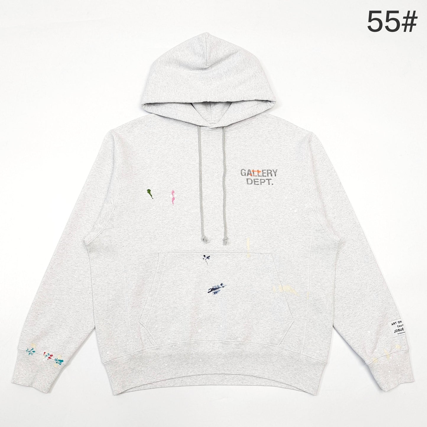 Gallery Dept. GD Paint Logo Hoodie 'Light Heather'
