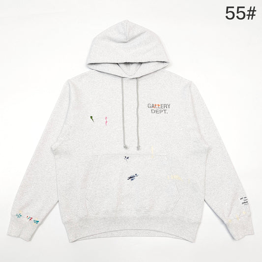 Gallery Dept. GD Paint Logo Hoodie 'Light Heather'