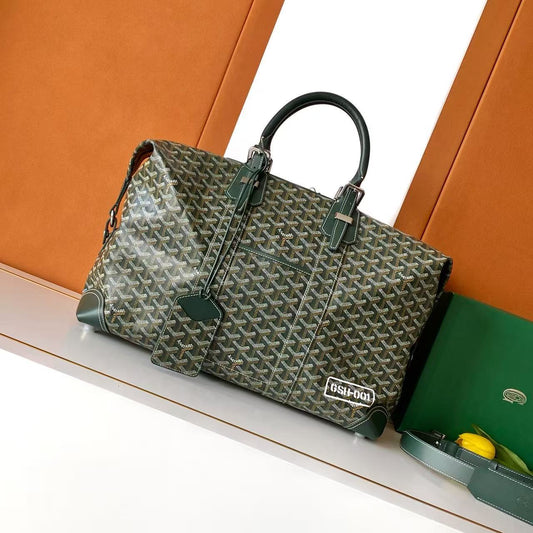 Goyard duffle bowling bag 30 dark green