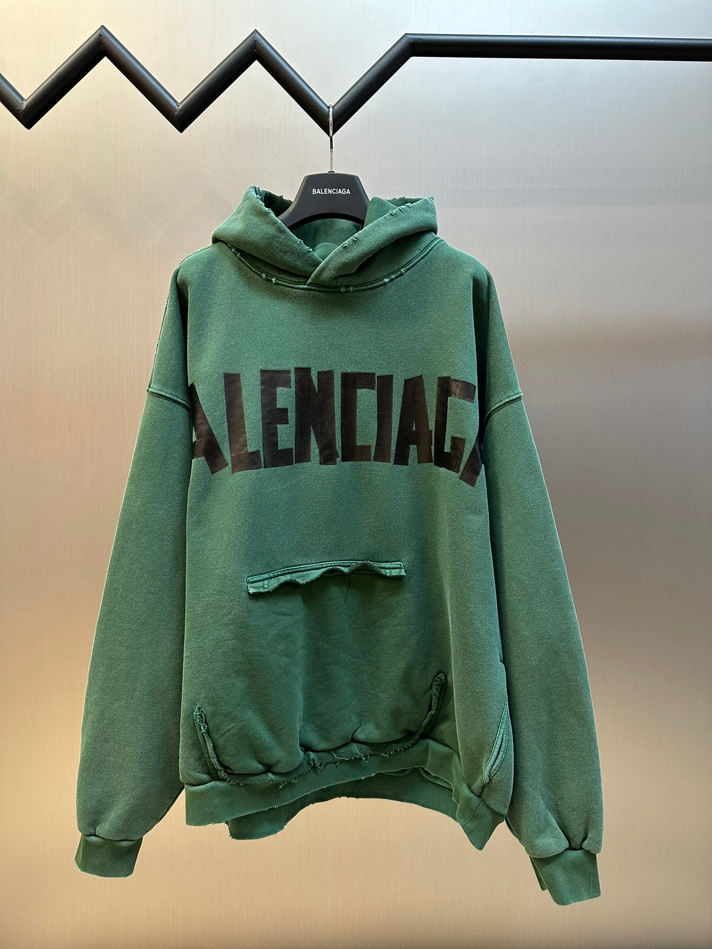 BB Tape distressed hoodie