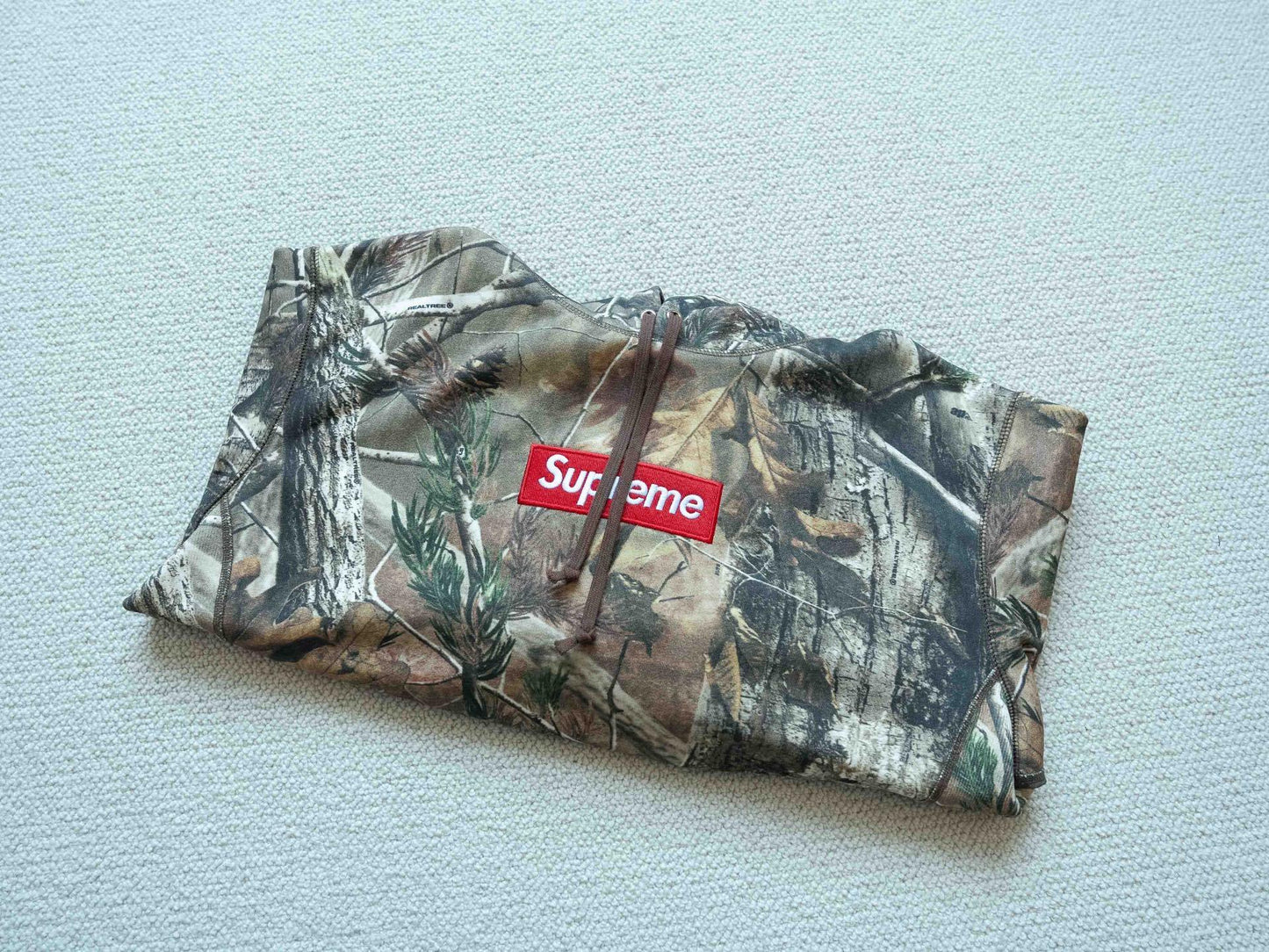 SUP Box Logo Hoodie (FW25) Realtree AP Camouflage