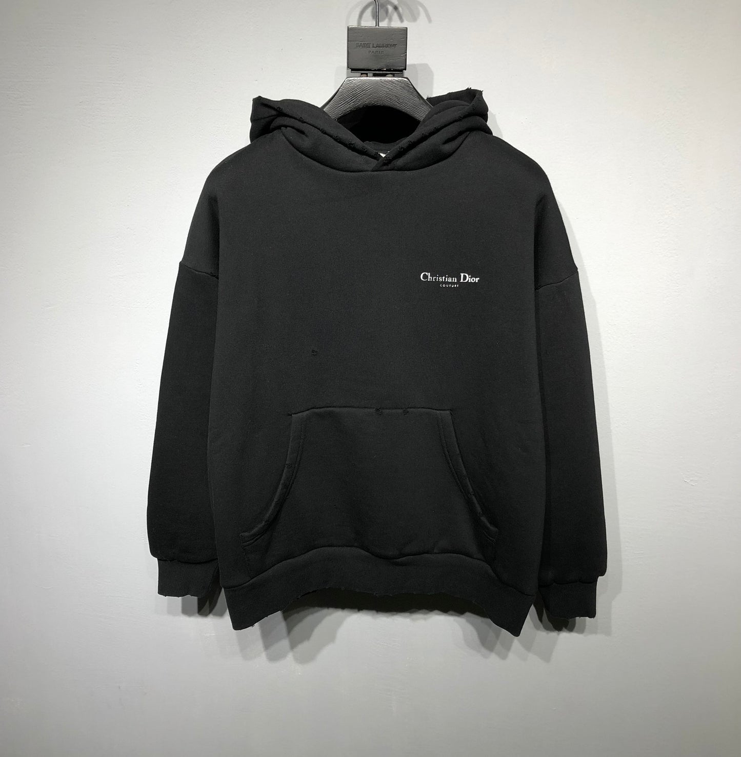 CHRISTIAN DIOR COUTURE HOODED SWEATSHIRT