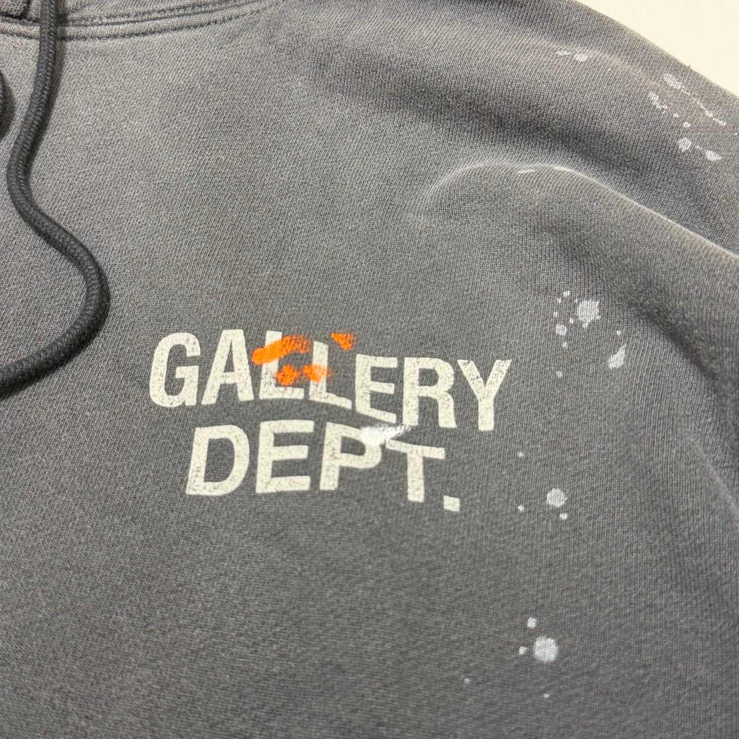 Gallery Dept. GD PAINT LOGO HOODIE VINATGE BLACK