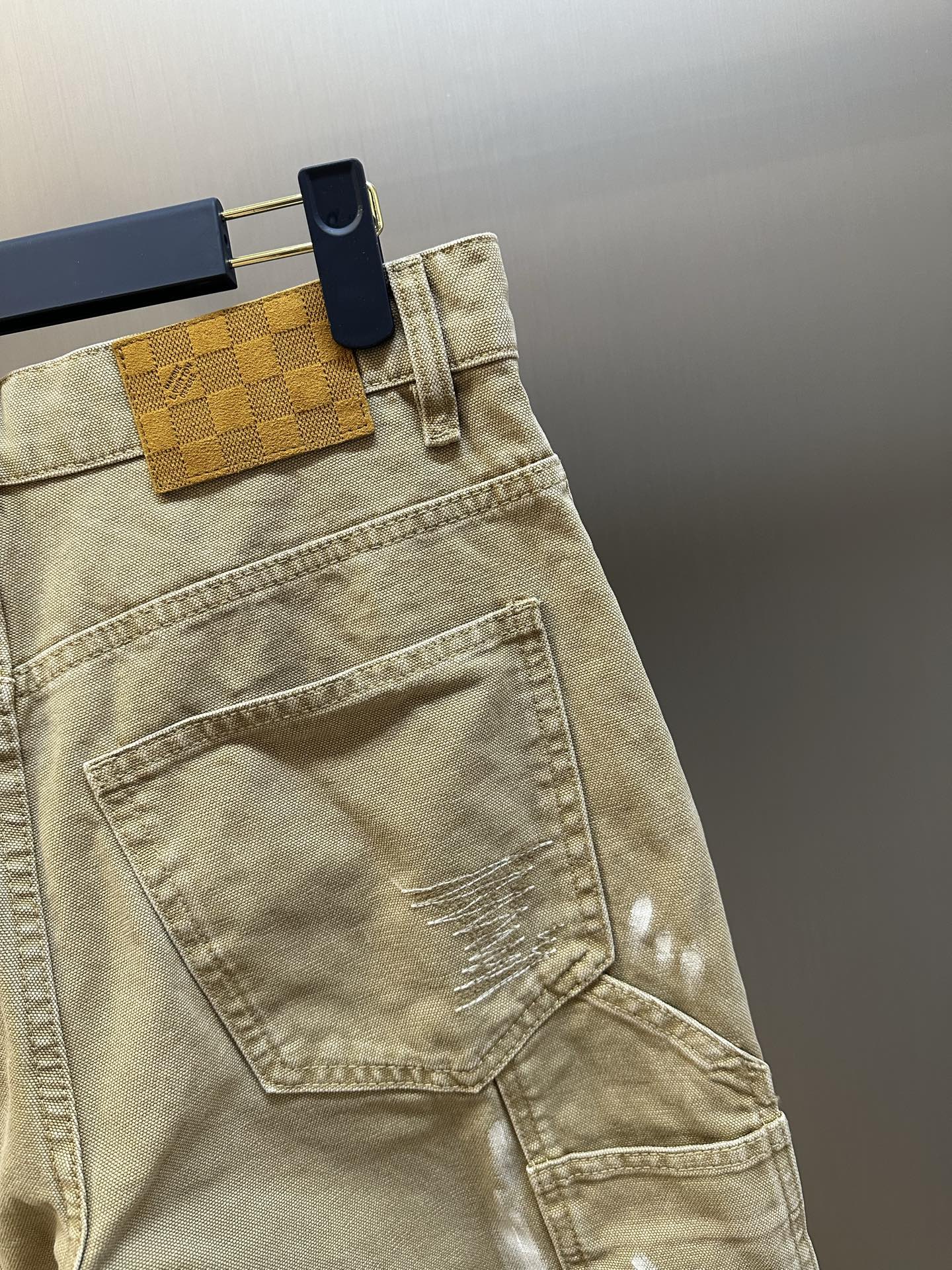 LV Embellished Denim Carpenter Pants 1AK6Q0