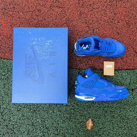 Nigel Sylvester x Air Jordan 4 Retro OG SP 'Brick By Brick' BLUE