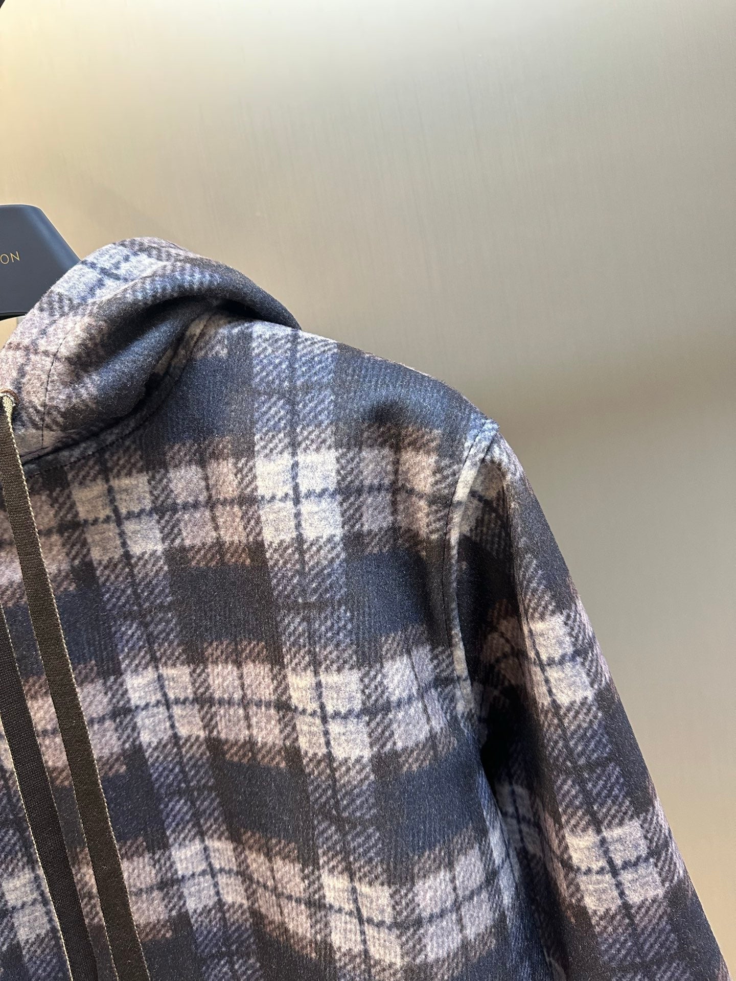 LV Monogram Faded Plaid Hoodie 1AJCAZ