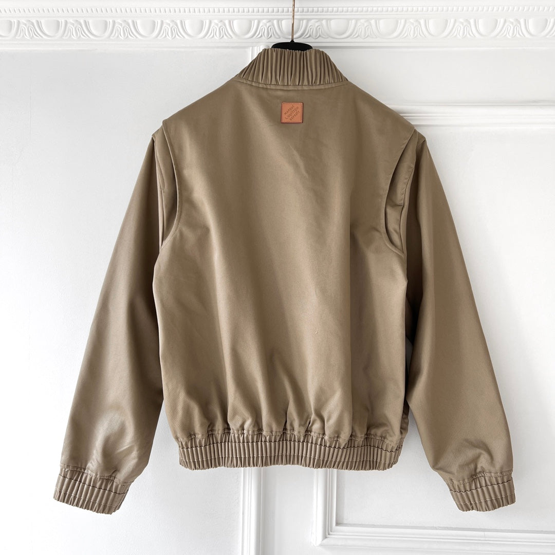 Louis Vuitton Embroidered Cotton Blend Bomber