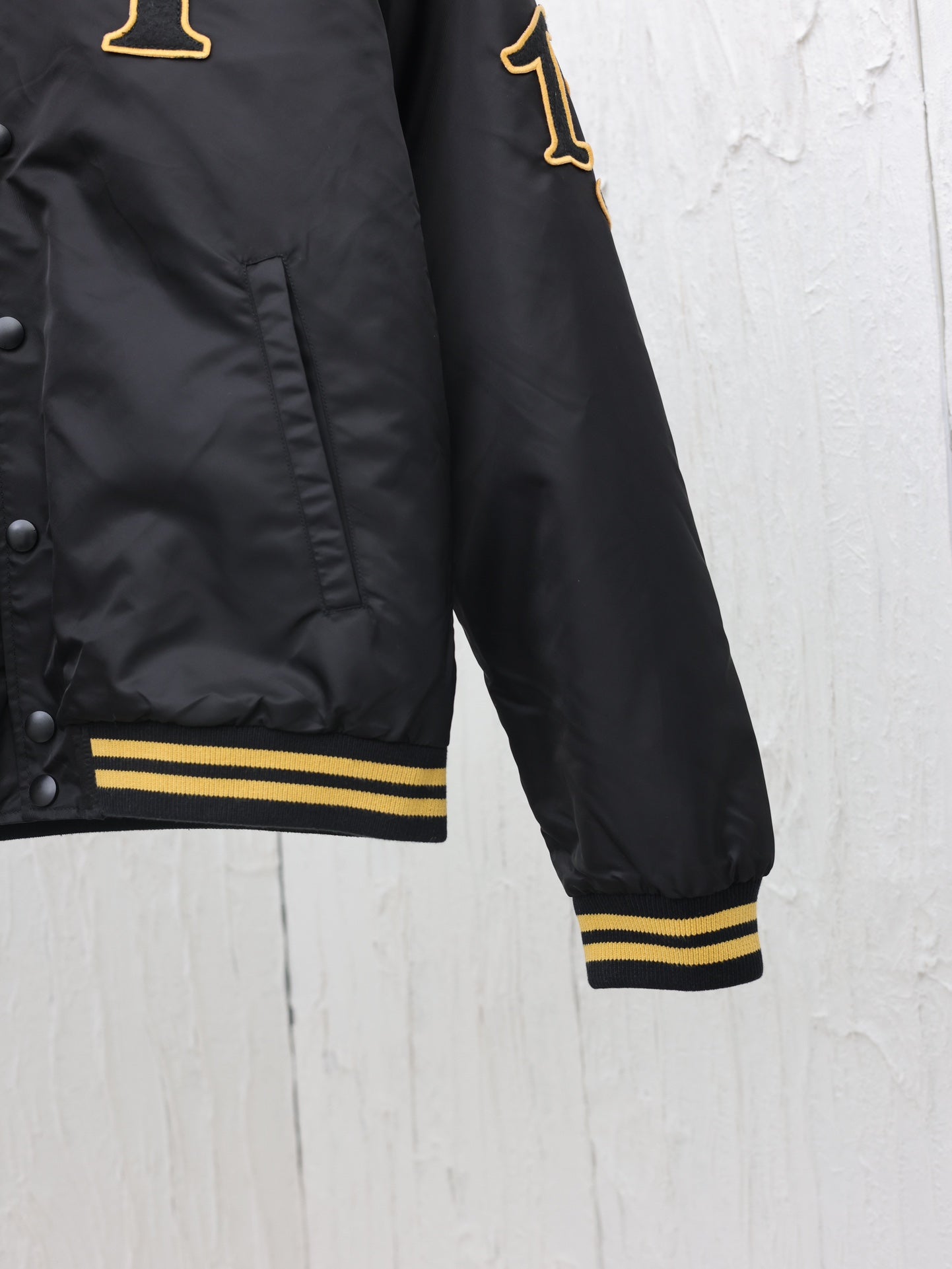 Prada Re-Nylon bomber jacket with patch