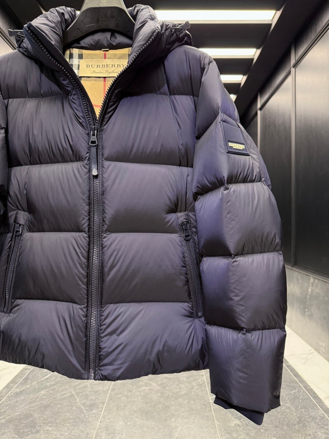 Burberry down puff jacket
